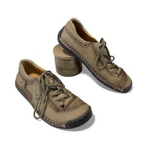 Alcubieree Leather Casual Shoes Fashion Sneaker Mens Sz 44 /US 10-Foot Acupoint